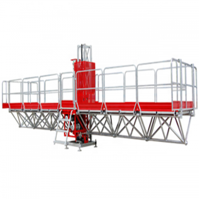 Construction lifting table aerial working platform windows cleaning gondola machine mast climber