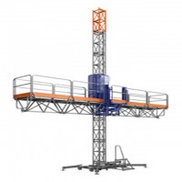 building construction lifting aerial working platform/windows cleaning cradle/mast climber