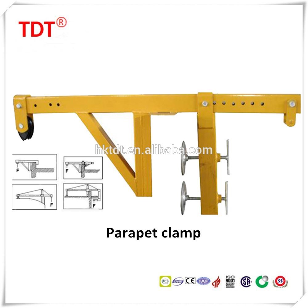 roof adjust steel parapet clamp suspension mechanism for suspended platform/cradle/gondola